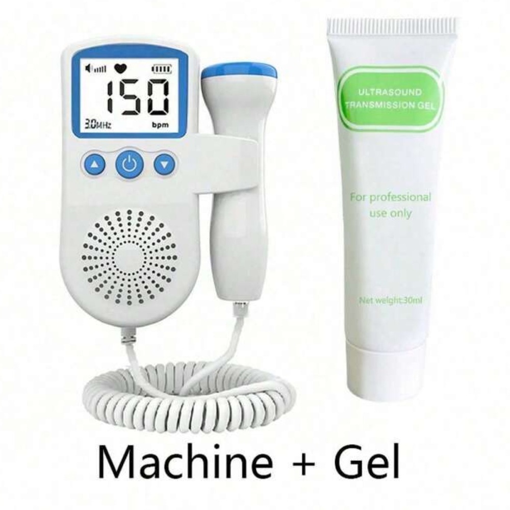 Fetal Doppler monitor  with Gel - Blue